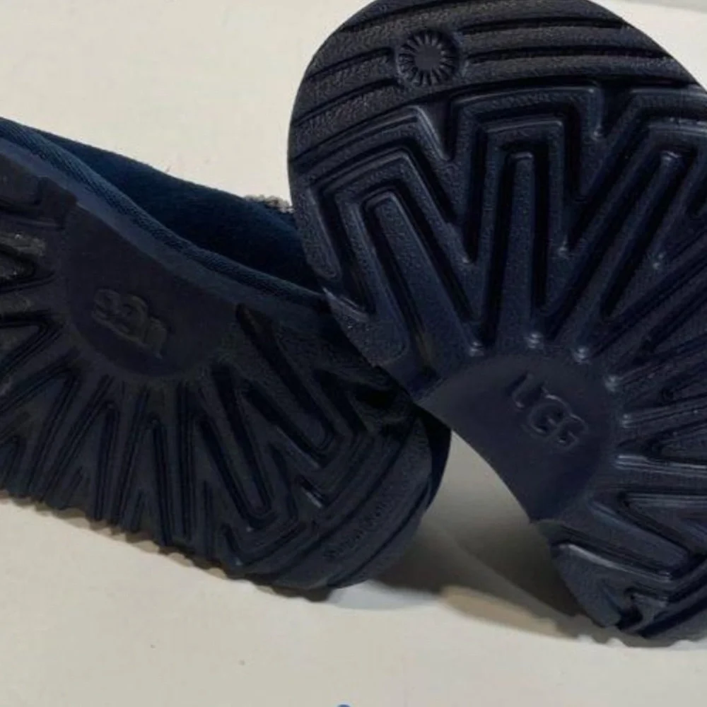 Kids Girl’s Toddler UGG Tasman II Blue Suede Slip-On Shoes Size 6